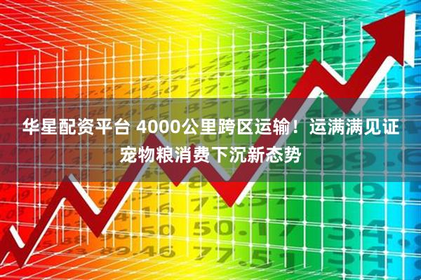 华星配资平台 4000公里跨区运输！运满满见证宠物粮消费下沉新态势